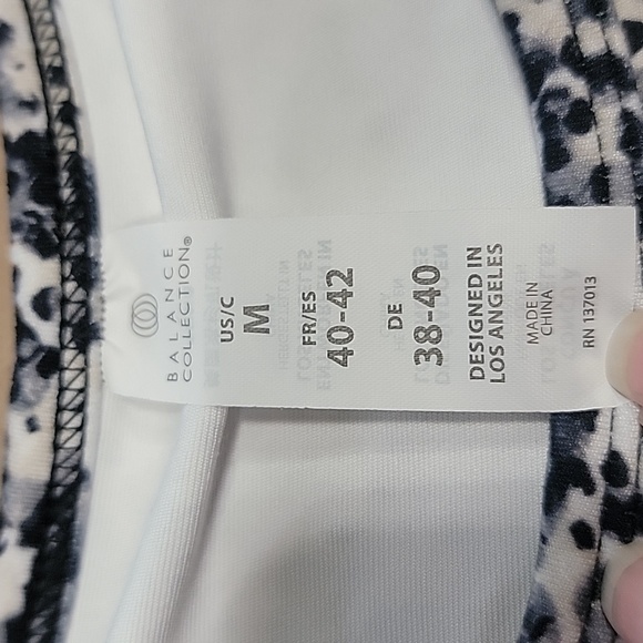 Balance Collection Size M Snake Print Cropped Yoga Athletic Racerback Tank NEW - Picture 9 of 11